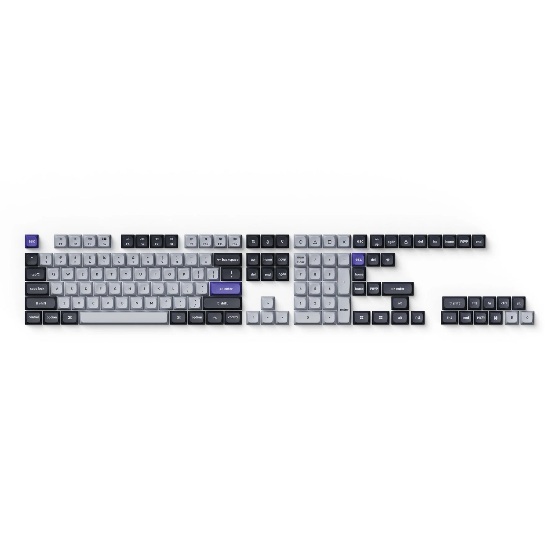 Double Shot KSA PBT Keycap Full Keycap Set - Image 4