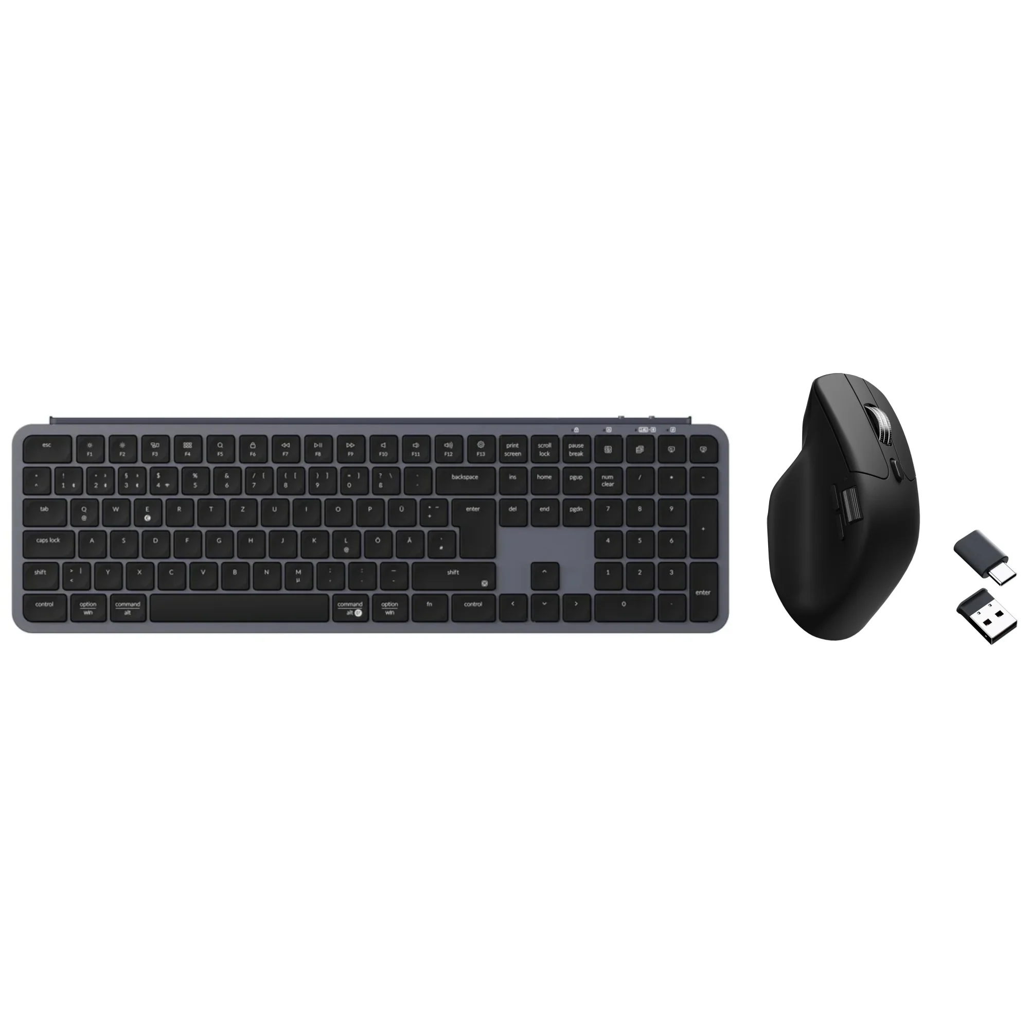 Keychron B Pro Series ISO-DE Layout Keyboard and M6 Mouse Wireless Combo - Image 3