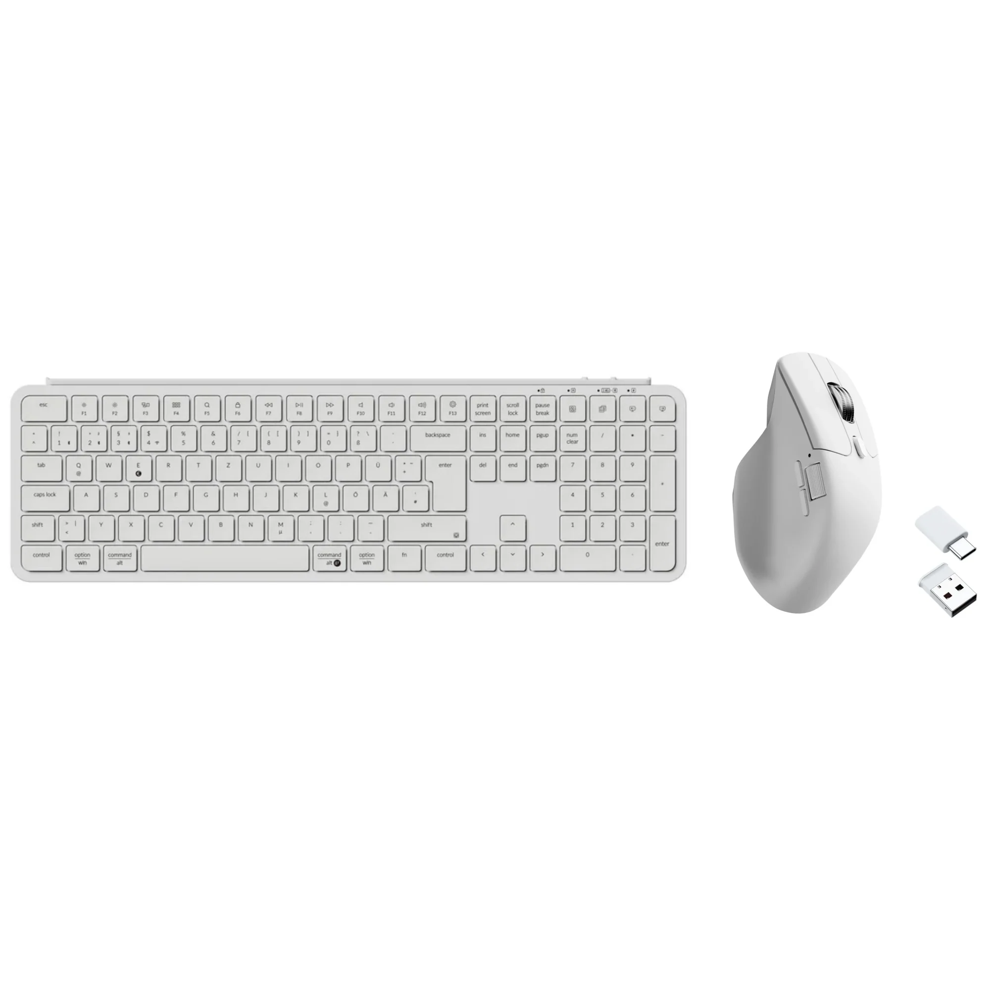 Keychron B Pro Series ISO-DE Layout Keyboard and M6 Mouse Wireless Combo - Image 6