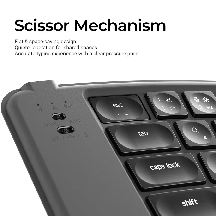 Keychron B11 Pro Ultra-Slim Wireless Foldable Keyboard(ANSI US Layout) - Image 2