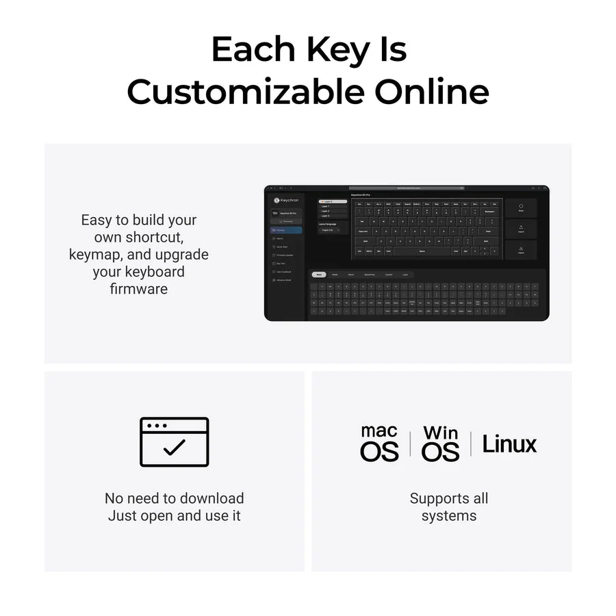 Keychron B3 Pro Ultra-Slim Wireless Keyboard(US ANSI Layout) - Image 3