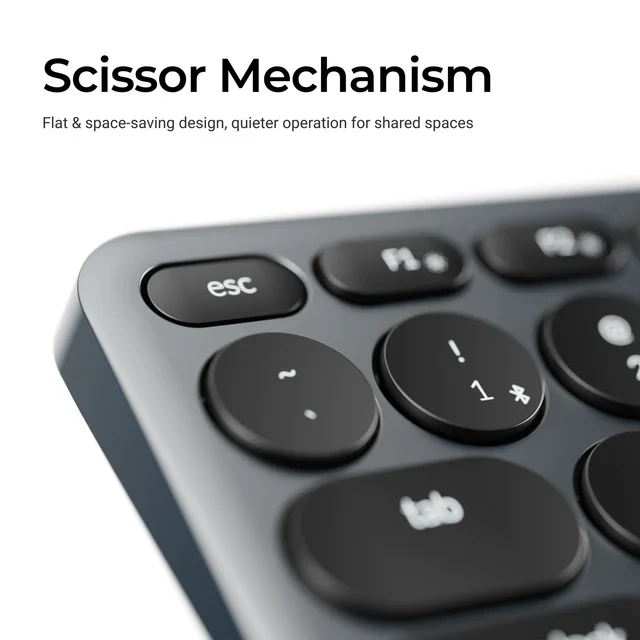 Keychron B4 Pro Ultra-Slim Wireless Keyboard(US ANSI layout) - Image 2