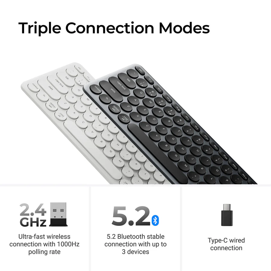 Keychron B5 Pro Ultra-Slim Wireless Keyboard (US ANSI Layout) - Image 4
