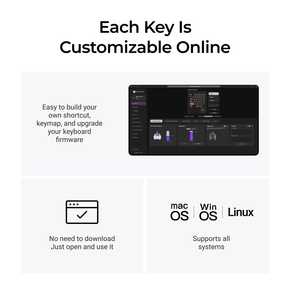 Keychron C0 HE Wired One Handed Magnetic Switch Gaming Keyboard(ANSI US Layout) - Image 6
