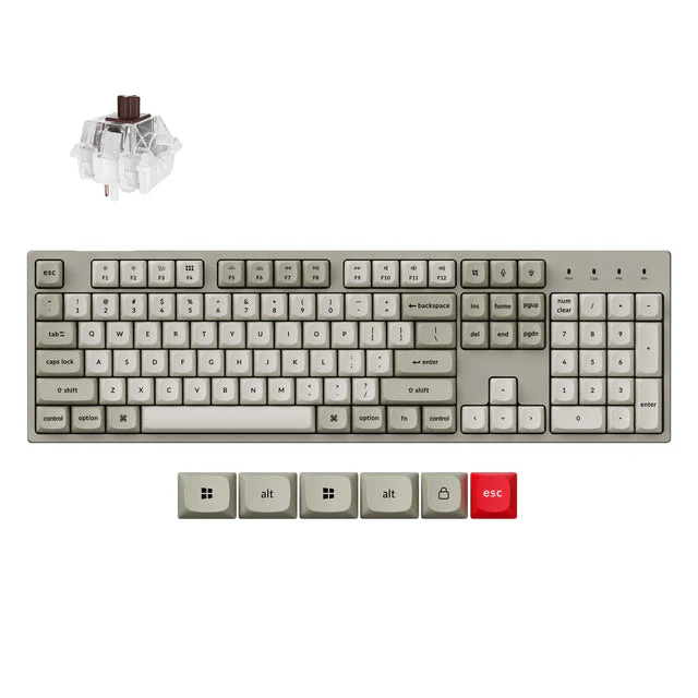 Keychron C2 Pro 8K QMK Wired Custom Mechanical Keyboard (US ANSI Layout) - Image 2