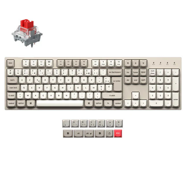 Keychron C2 Pro 8K QMK Wired Custom Mechanical Keyboard ISO Layout Collection - Image 13