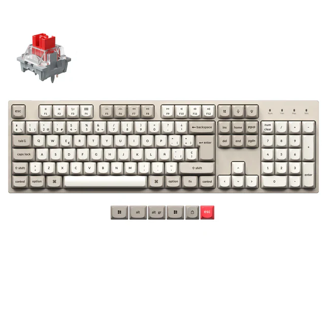 Keychron C2 Pro 8K QMK Wired Custom Mechanical Keyboard ISO Layout Collection - Image 14