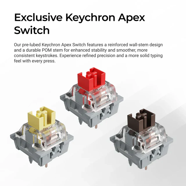 Keychron C2 Pro 8K QMK Wired Custom Mechanical Keyboard ISO Layout Collection - Image 4