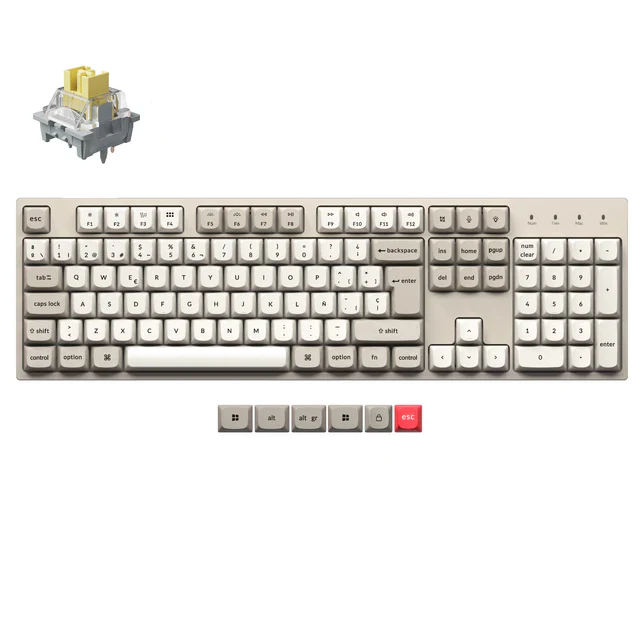 Keychron C2 Pro 8K QMK Wired Custom Mechanical Keyboard ISO Layout Collection - Image 8