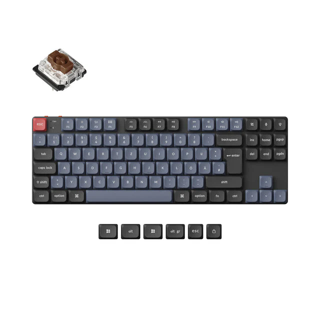 Keychron K1 Pro QMK/VIA Wireless Custom Mechanical Keyboard ISO Layout Collection - Image 14