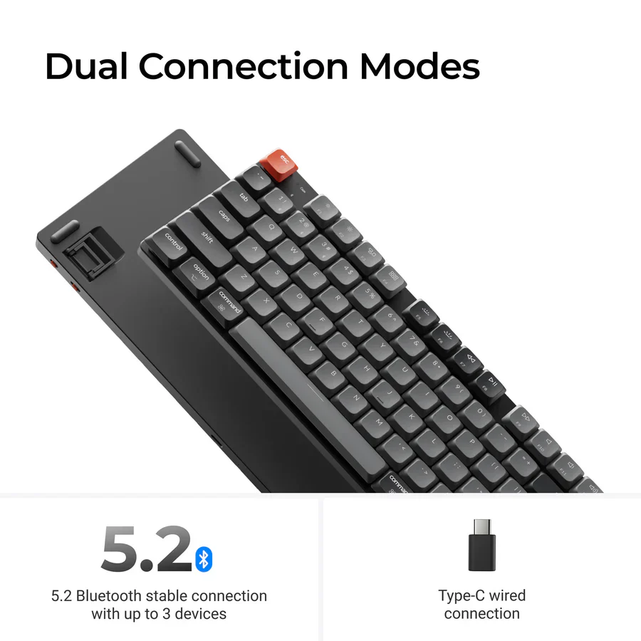 Keychron K1 QMK Wireless Mechanical Keyboard (Version 6) (US ANSI Layout) - Image 3