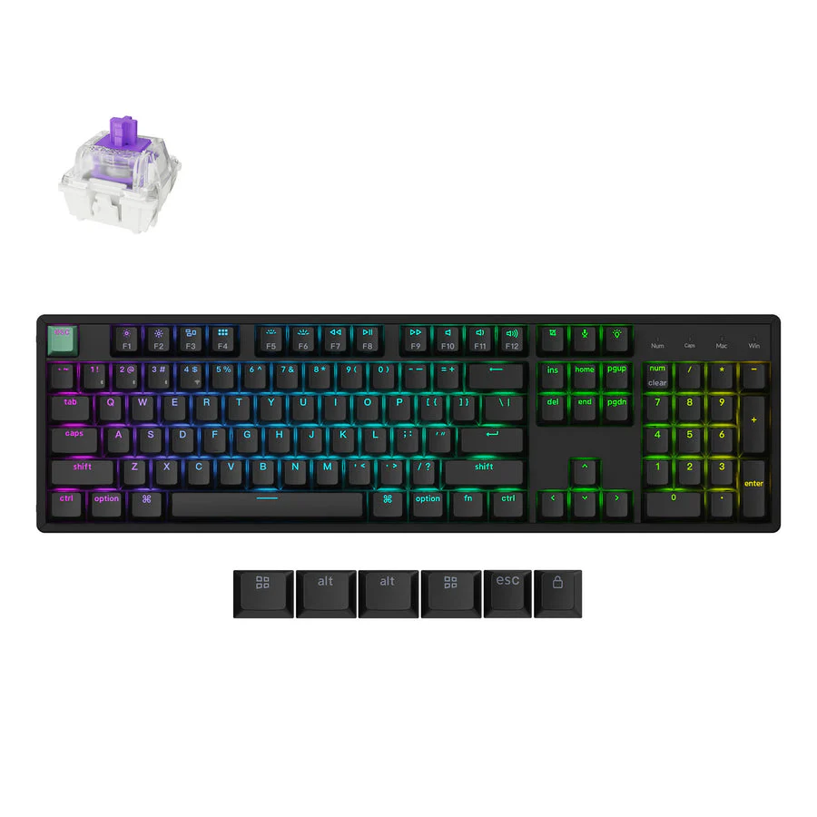 Keychron K10 HE Wireless Magnetic Switch Custom Keyboard (US ANSI Layout) - Image 3