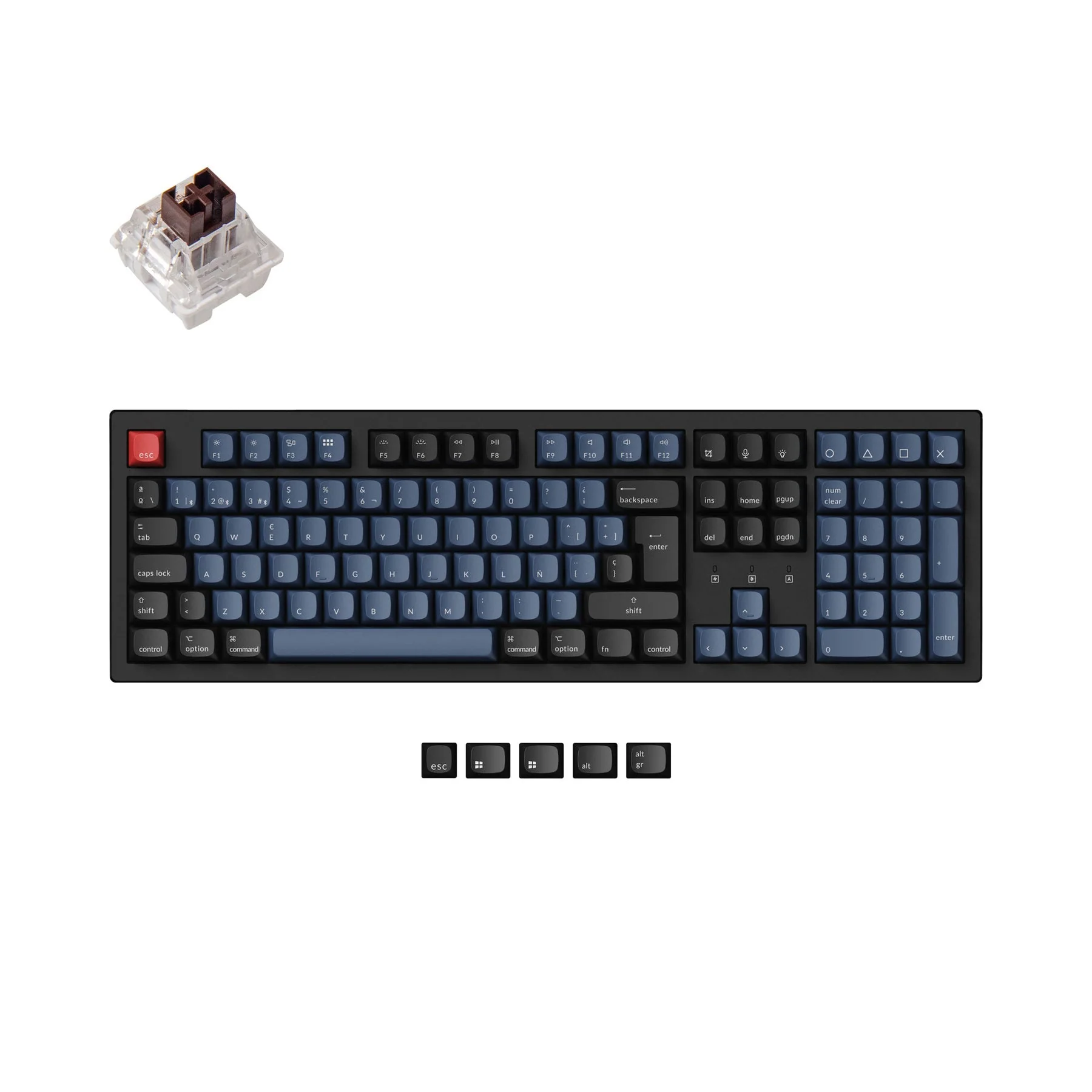 Keychron K10 Pro QMK/VIA Wireless Mechanical Keyboard ISO Layout Collection - Image 11