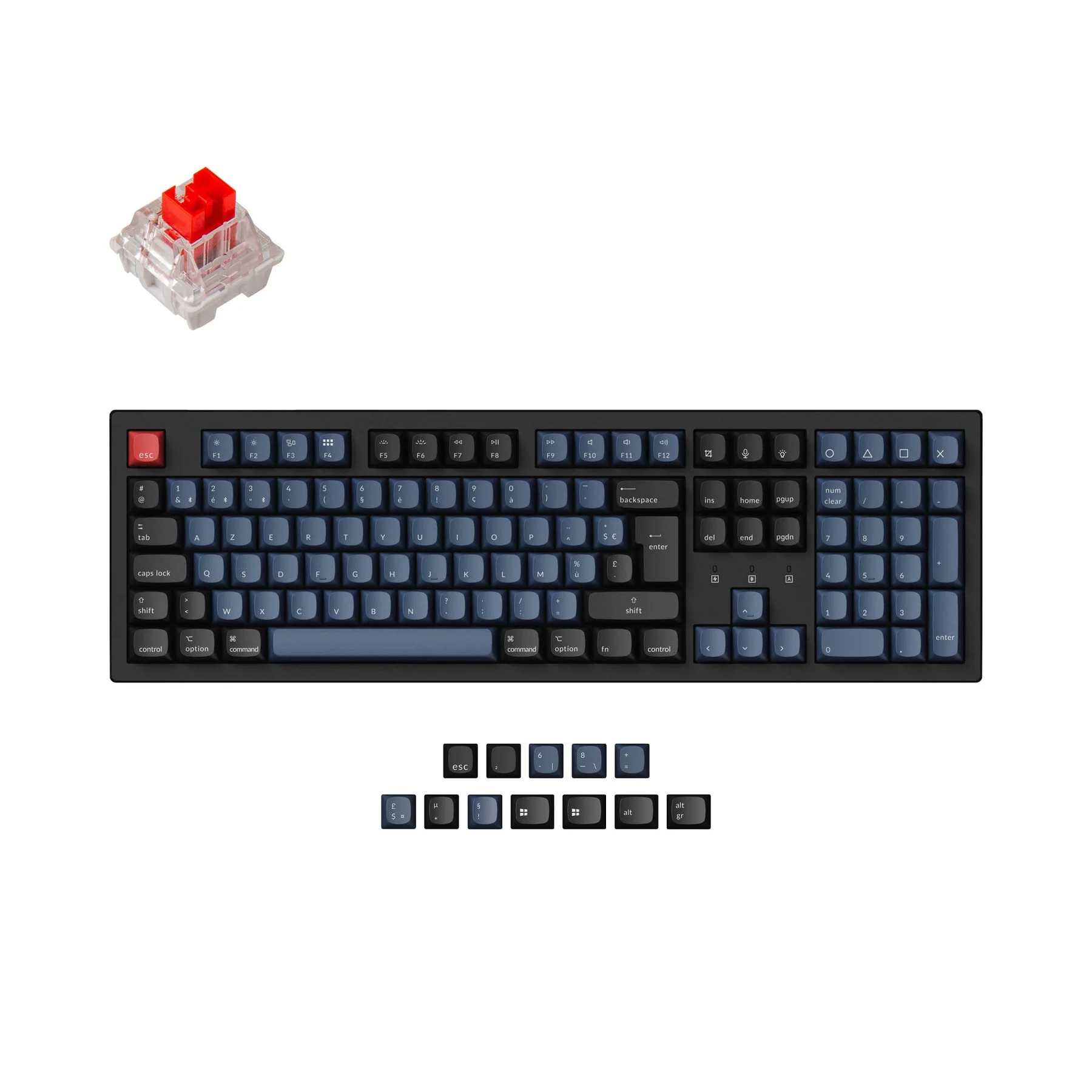 Keychron K10 Pro QMK/VIA Wireless Mechanical Keyboard ISO Layout Collection - Image 7