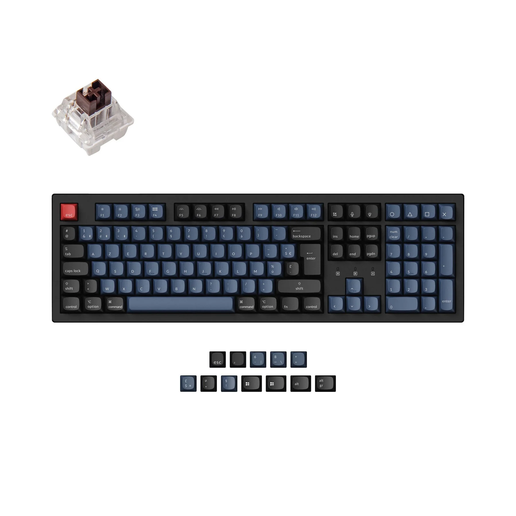 Keychron K10 Pro QMK/VIA Wireless Mechanical Keyboard ISO Layout Collection - Image 9