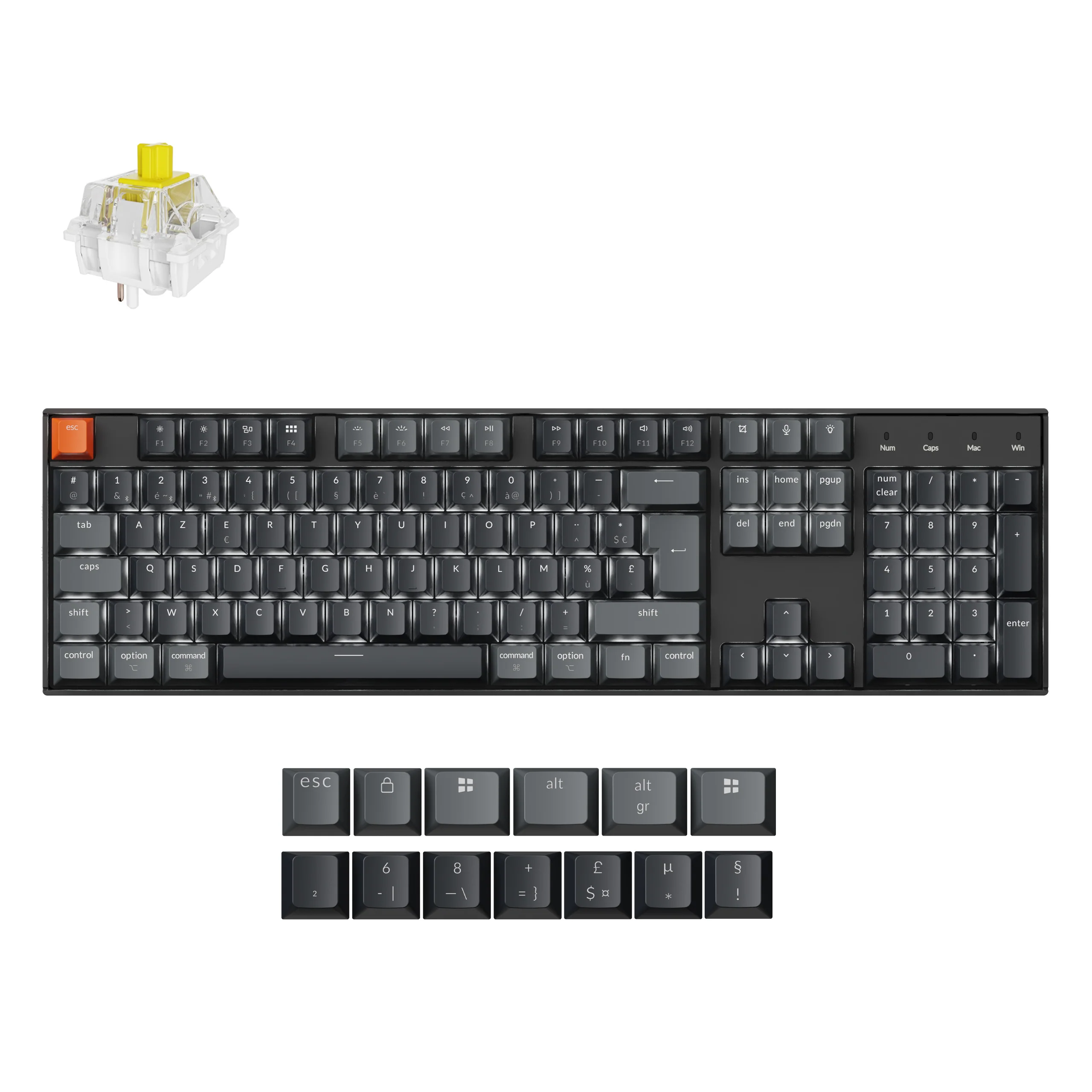 Keychron K10 QMK Wireless Mechanical Keyboard (ISO Layout) - Version 2 - Image 24