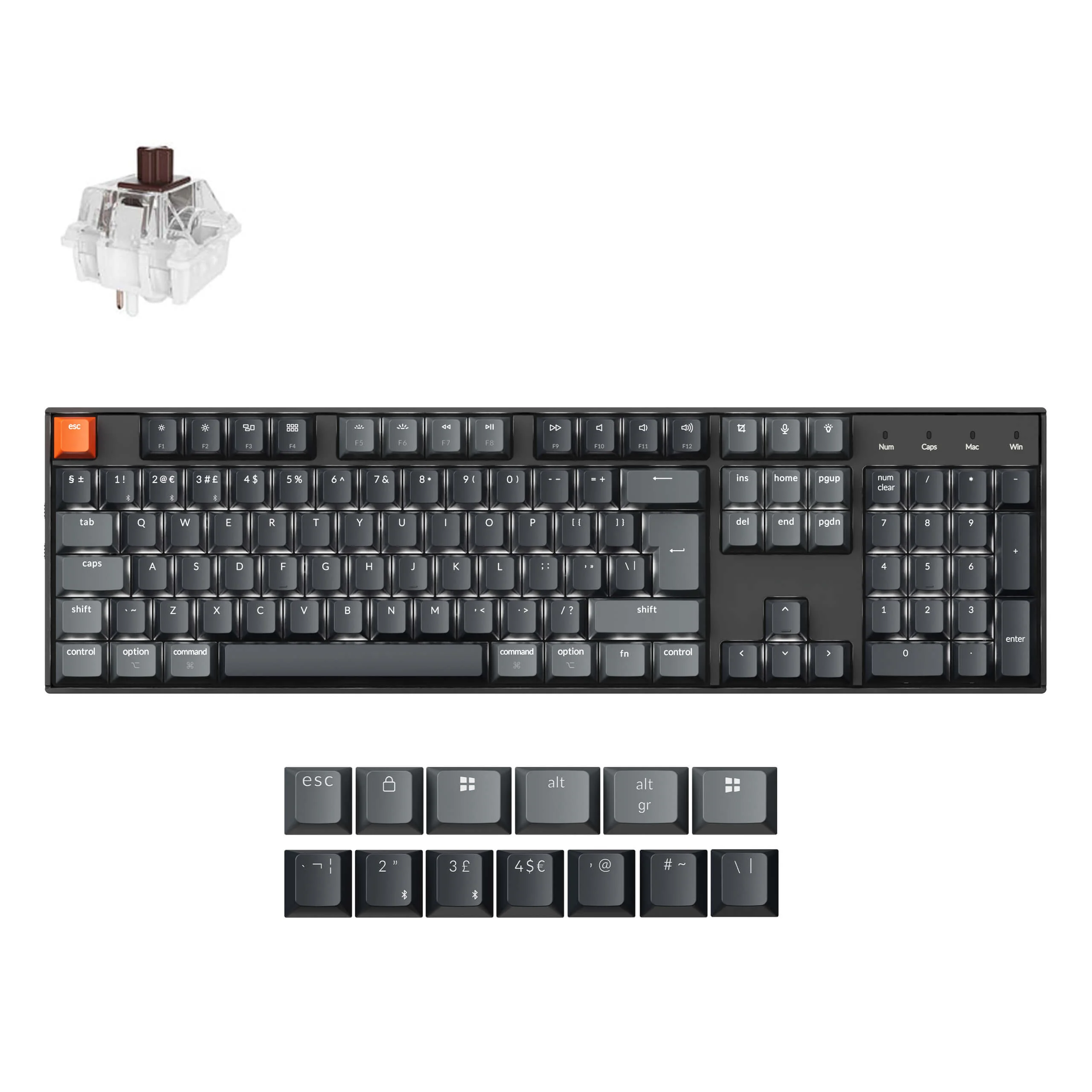 Keychron K10 QMK Wireless Mechanical Keyboard (ISO Layout) - Version 2 - Image 31