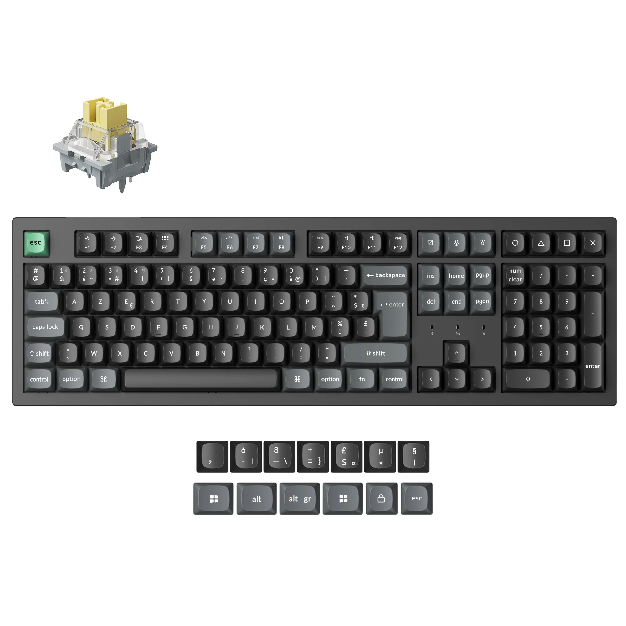 Keychron K10 Ultra 8K Wireless Custom Mechanical Keyboard (ISO Layout) - Image 10