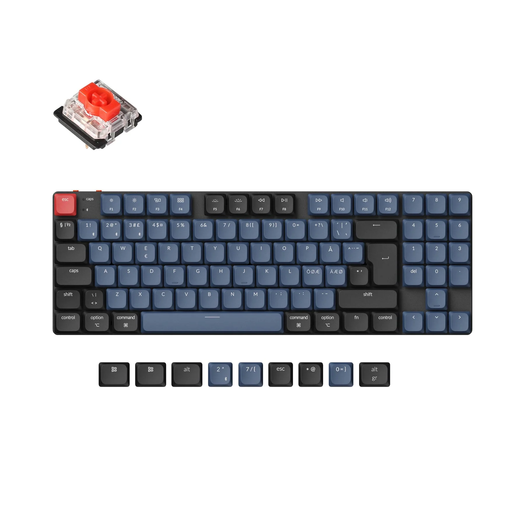 Keychron K13 Pro QMK/VIA Wireless Custom Mechanical Keyboard ISO Layout Collection - Image 11