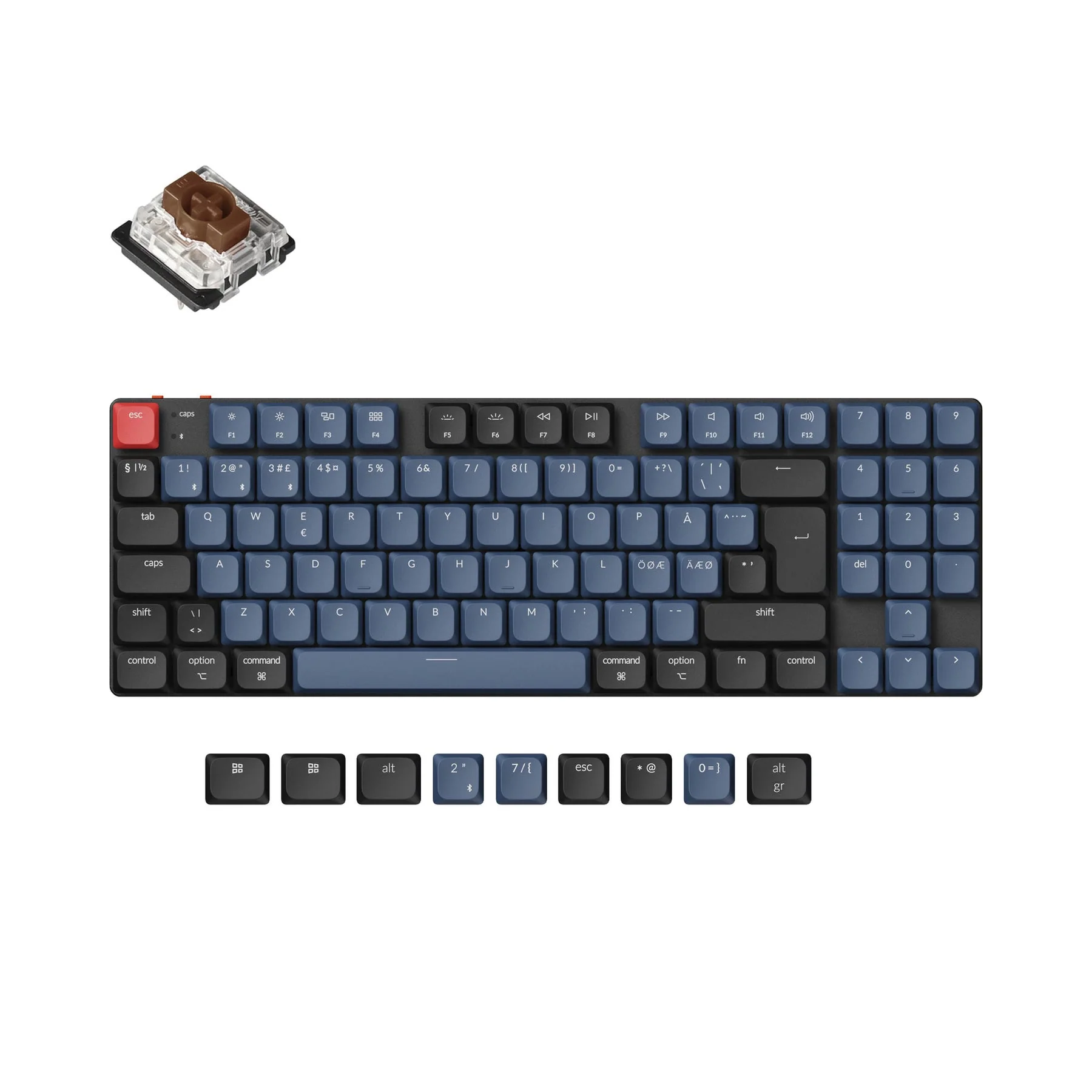 Keychron K13 Pro QMK/VIA Wireless Custom Mechanical Keyboard ISO Layout Collection - Image 12