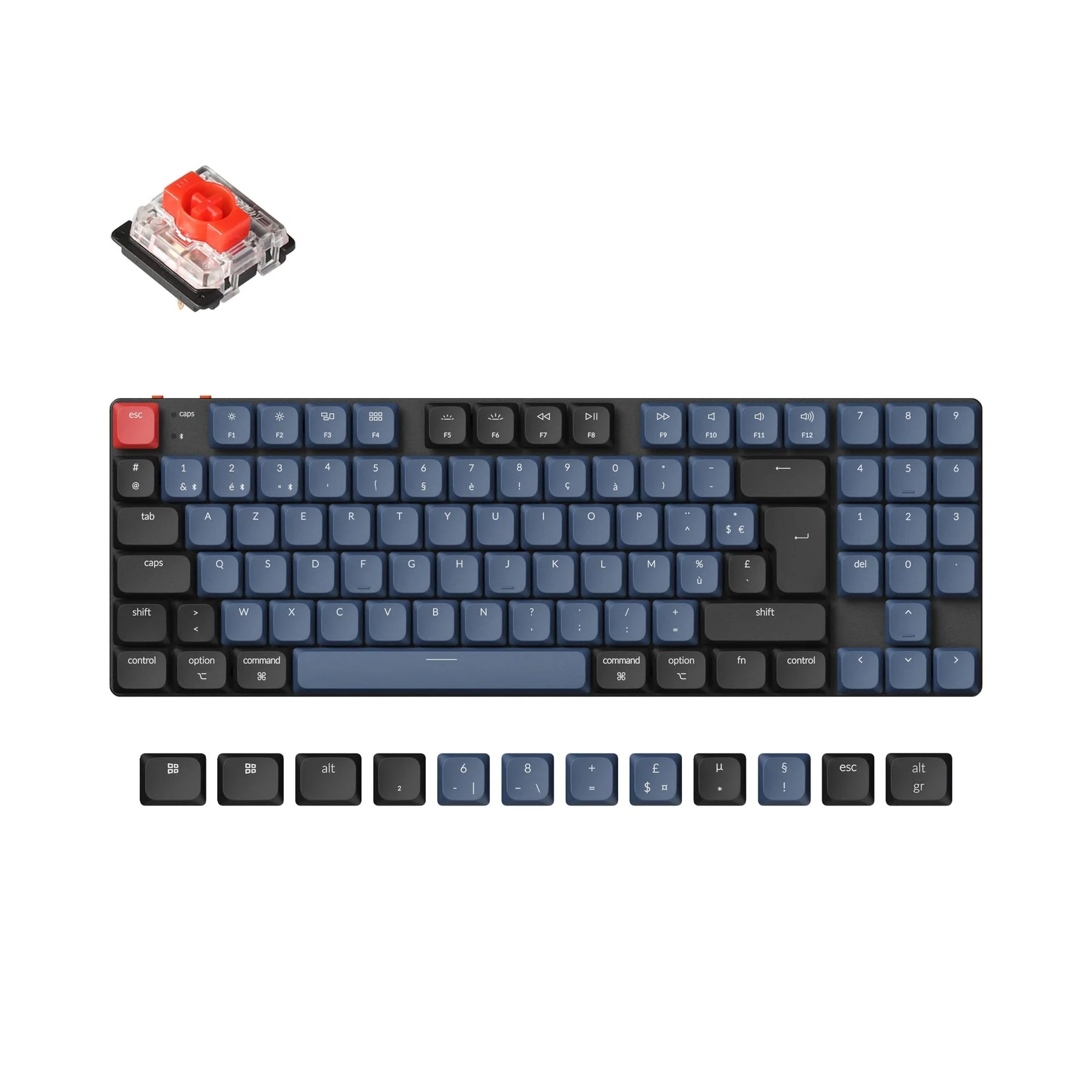 Keychron K13 Pro QMK/VIA Wireless Custom Mechanical Keyboard ISO Layout Collection - Image 7