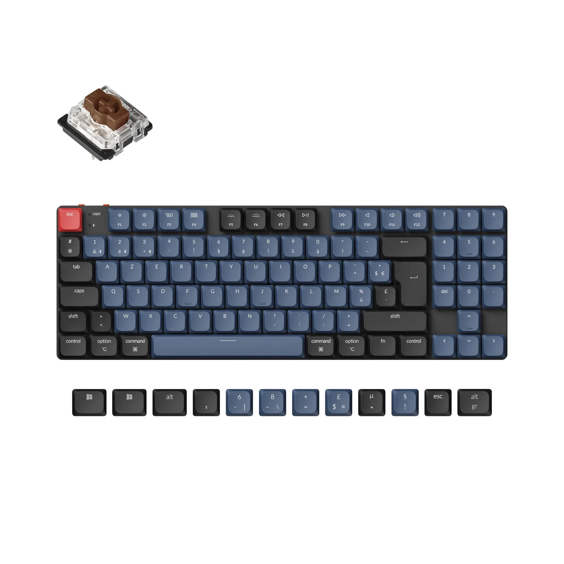 Keychron K13 Pro QMK/VIA Wireless Custom Mechanical Keyboard ISO Layout Collection - Image 8