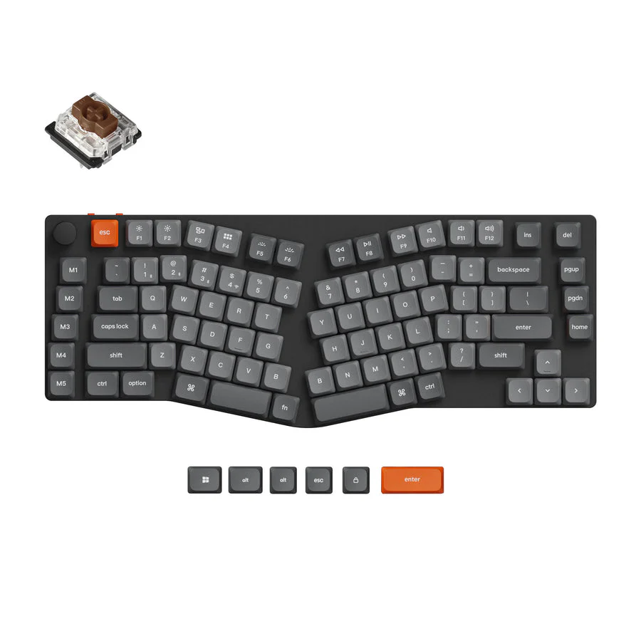 Keychron K15 Max (Alice Layout) QMK Wireless Custom Mechanical Keyboard(US ANSI Layout) - Image 3