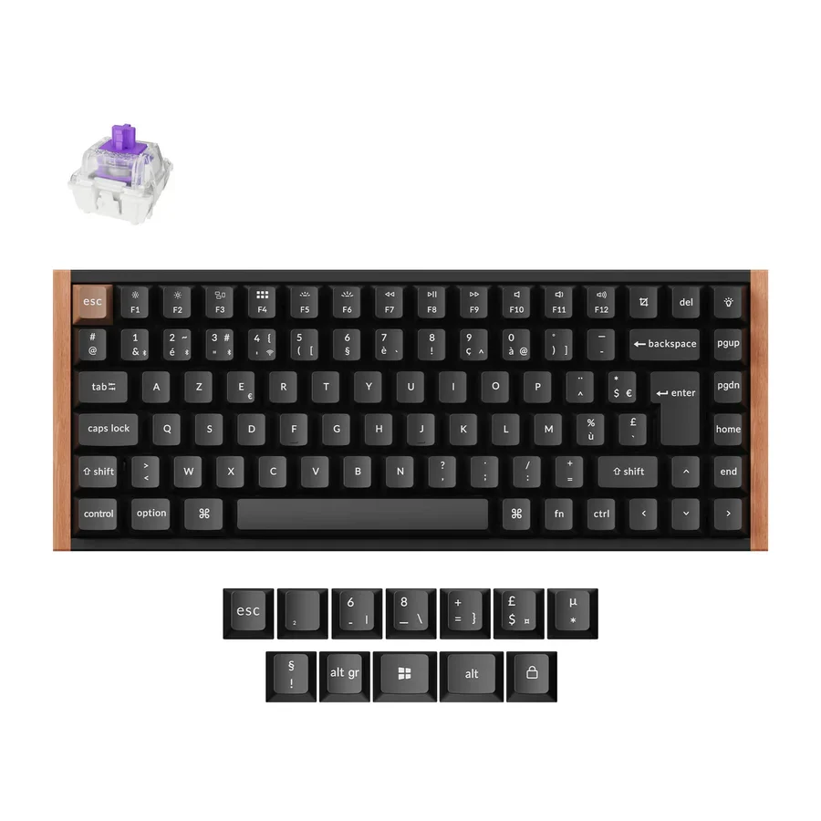 Keychron K2 HE Wireless Magnetic Switch Custom Keyboard ISO Layout Collection - Image 8