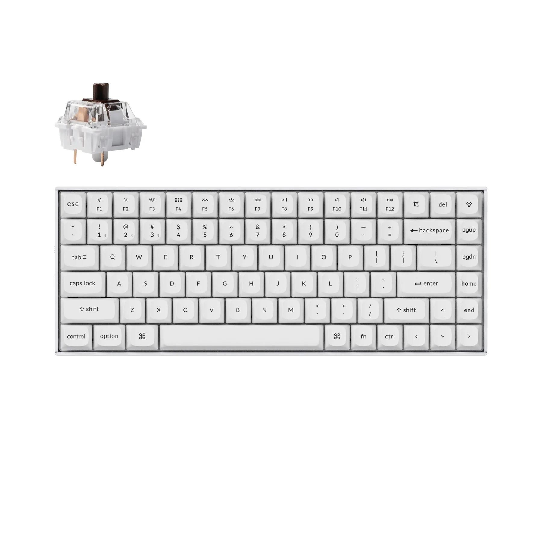 Keychron K2 Pro QMK/VIA Wireless Mechanical Keyboard (US ANSI Layout) - Image 10