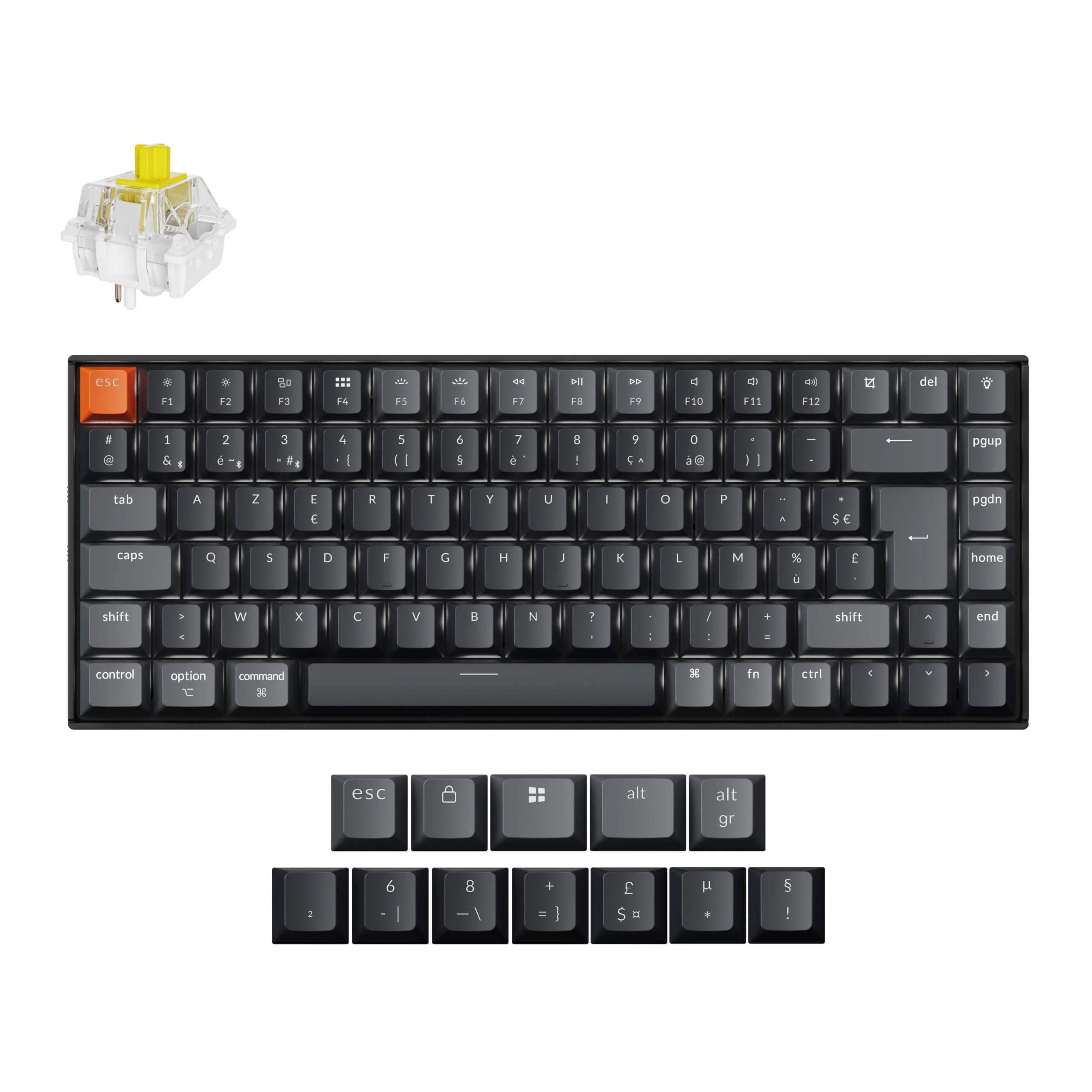 Keychron K2 QMK Wireless Mechanical Keyboard (ISO Layout) - Version 3 - Image 12