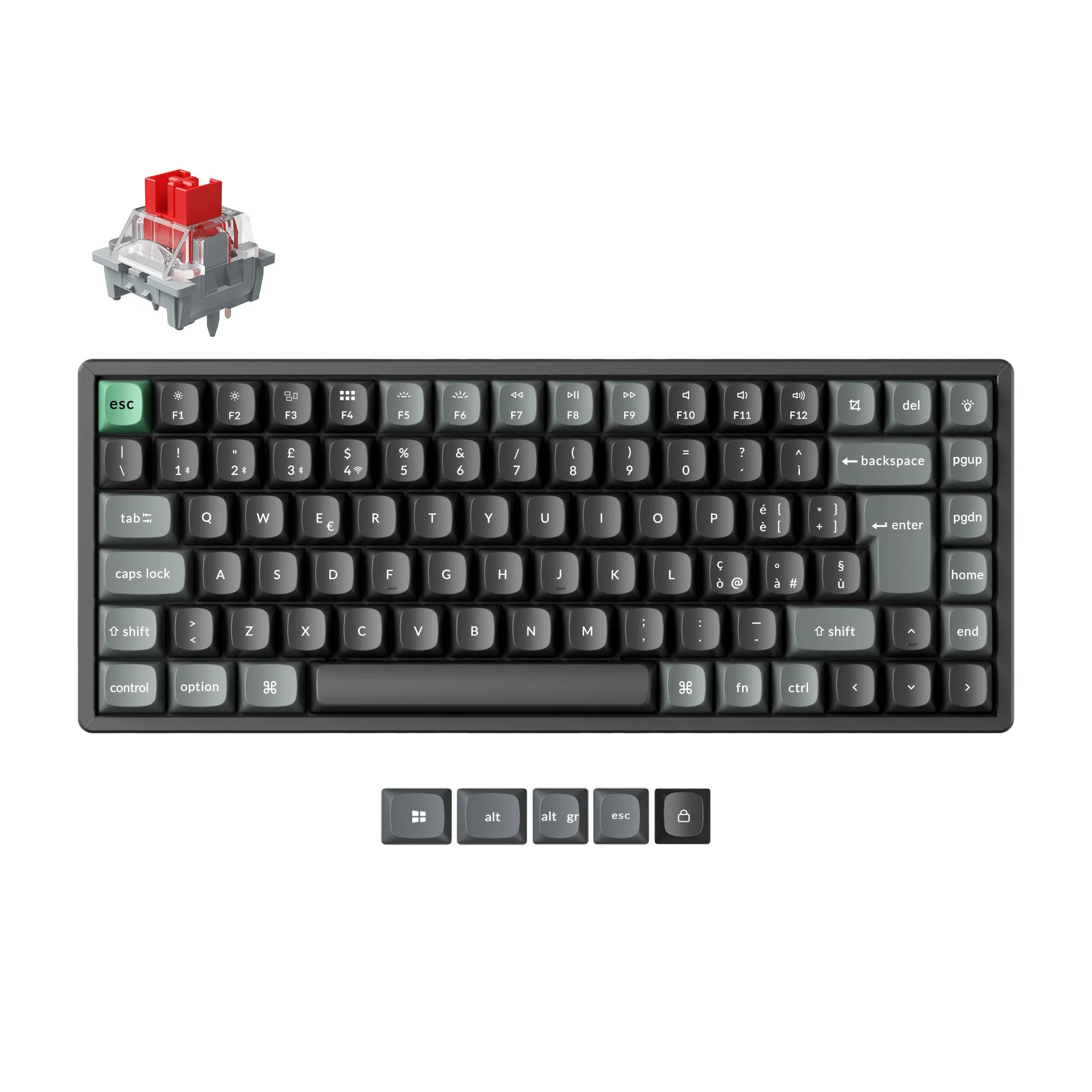 Keychron K2 Ultra 8K Wireless Custom Mechanical Keyboard ISO Layout Collection - Image 14