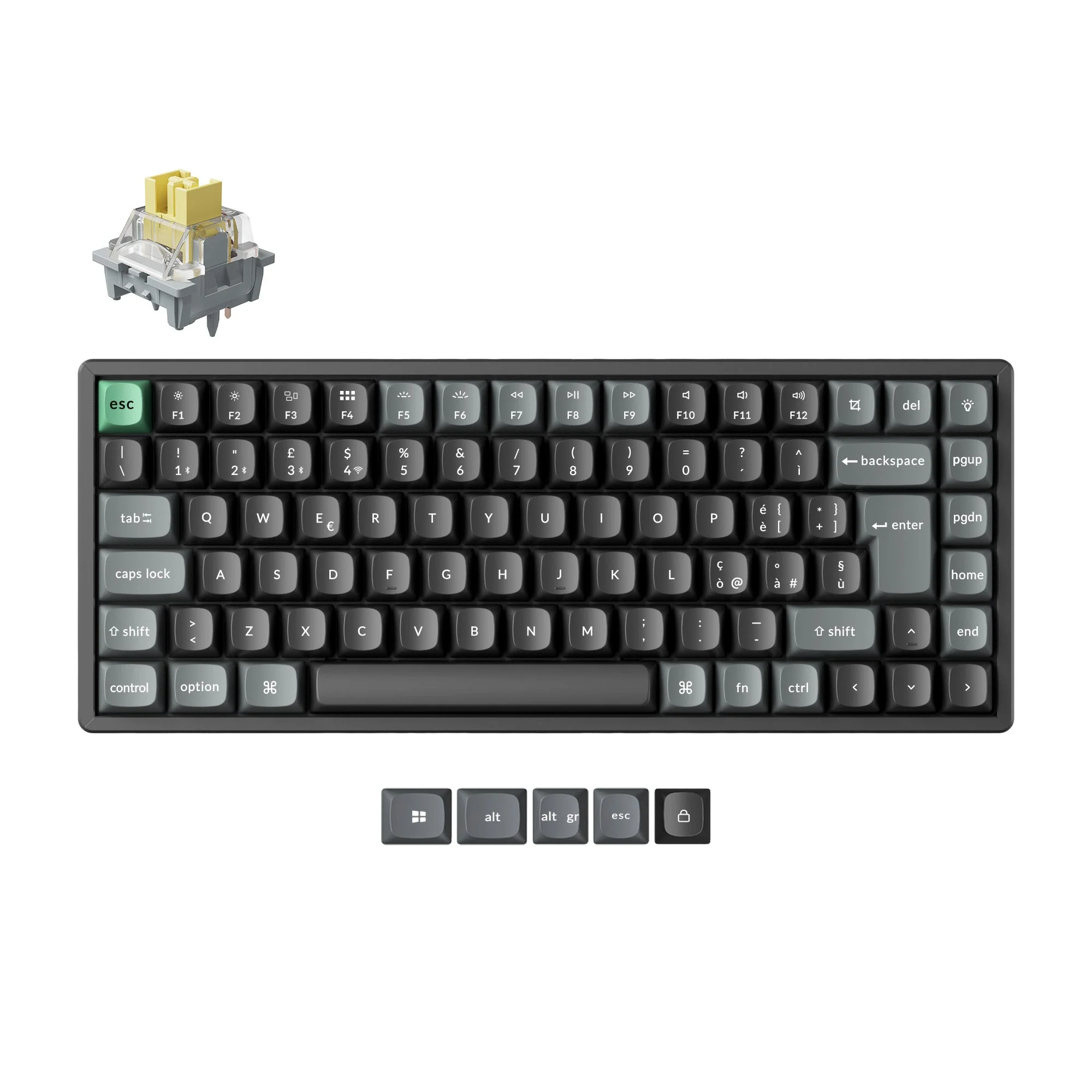 Keychron K2 Ultra 8K Wireless Custom Mechanical Keyboard ISO Layout Collection - Image 16