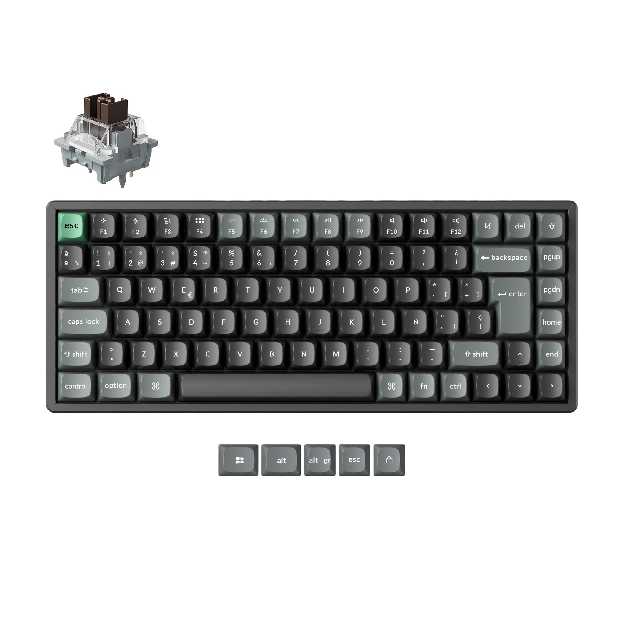 Keychron K2 Ultra 8K Wireless Custom Mechanical Keyboard ISO Layout Collection - Image 2