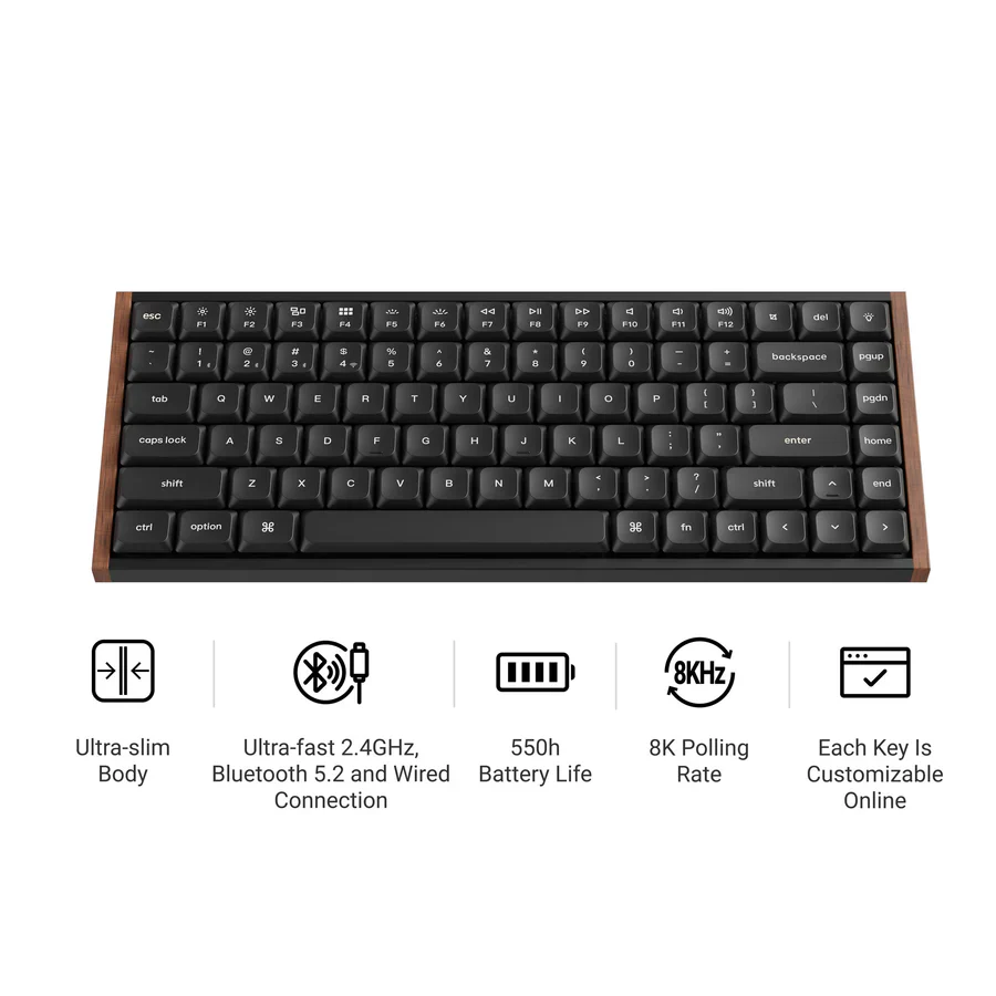Keychron K3 Ultra 8K Wireless Custom Mechanical Keyboard(US ANSI Layout) - Image 7