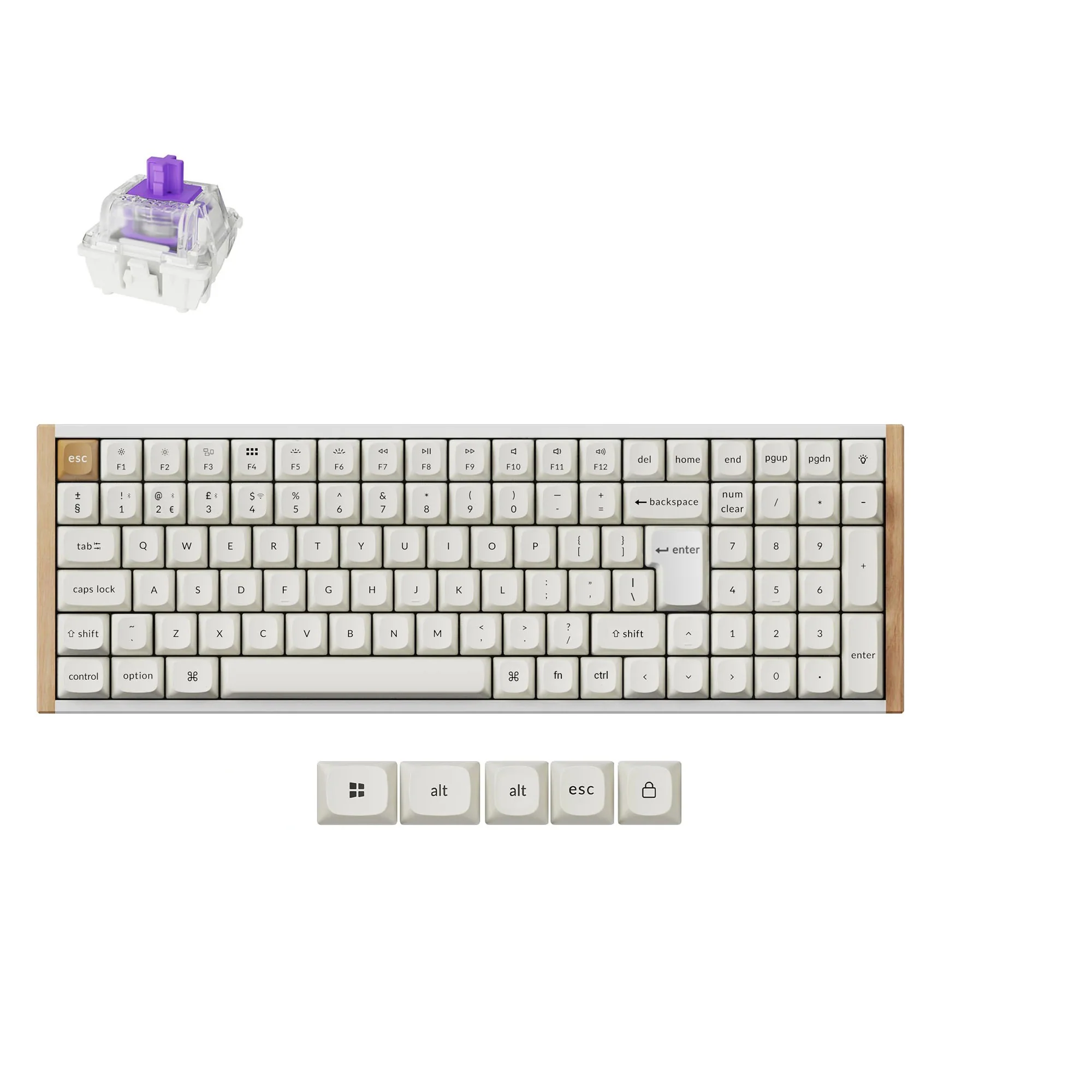 Keychron K4 HE Wireless Magnetic Switch Custom Keyboard ISO Layout Collection - Image 6
