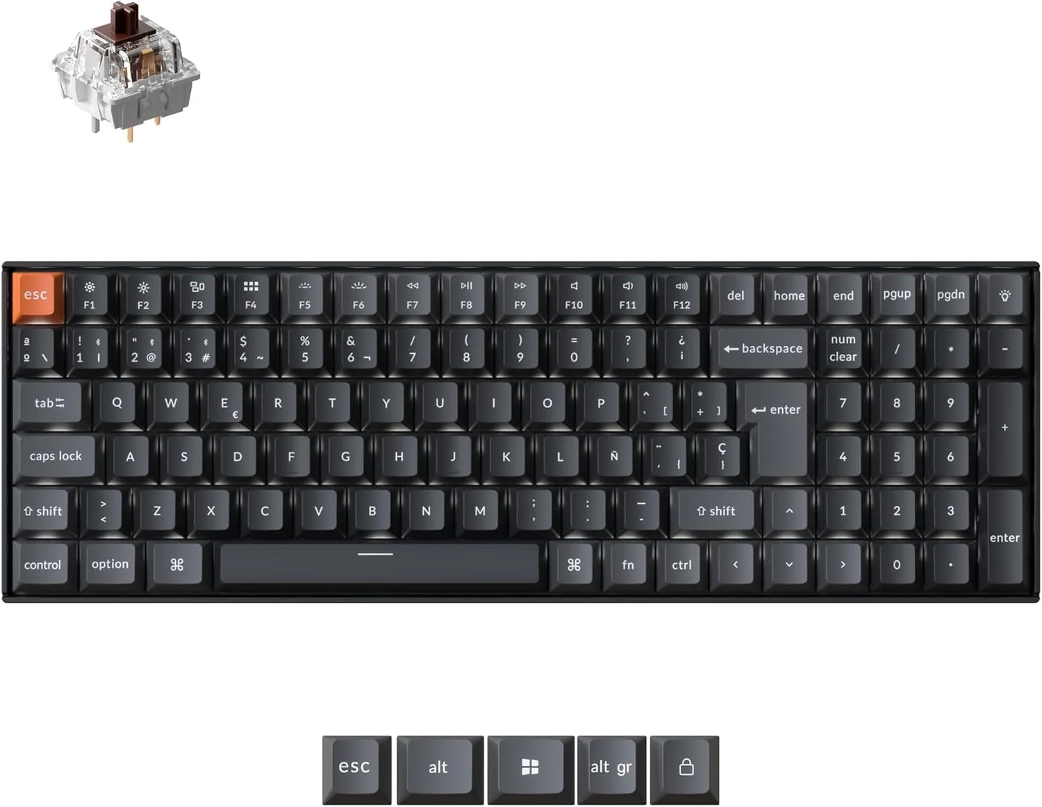 Keychron K4 QMK Wireless Mechanical Keyboard ISO Layout Collection (Version 3) - Image 2