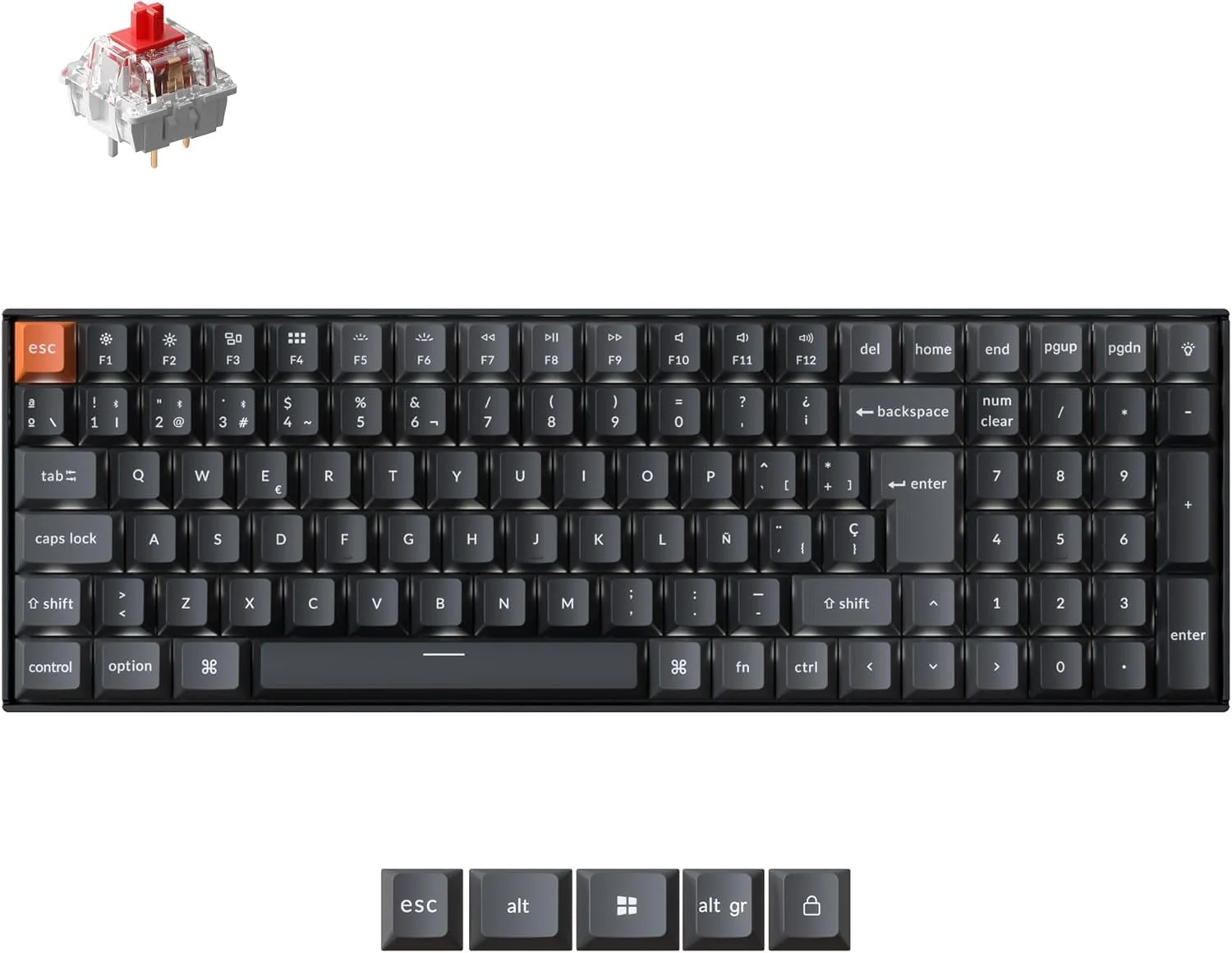 Keychron K4 QMK Wireless Mechanical Keyboard ISO Layout Collection (Version 3) - Image 3