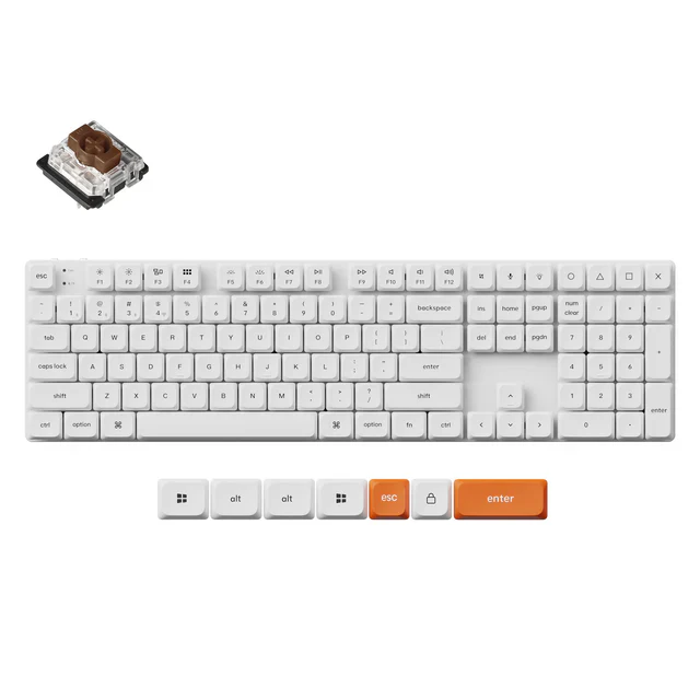 Keychron K5 Max QMK/VIA Wireless Custom Mechanical Keyboard (US ANSI Keyboard) - Image 4