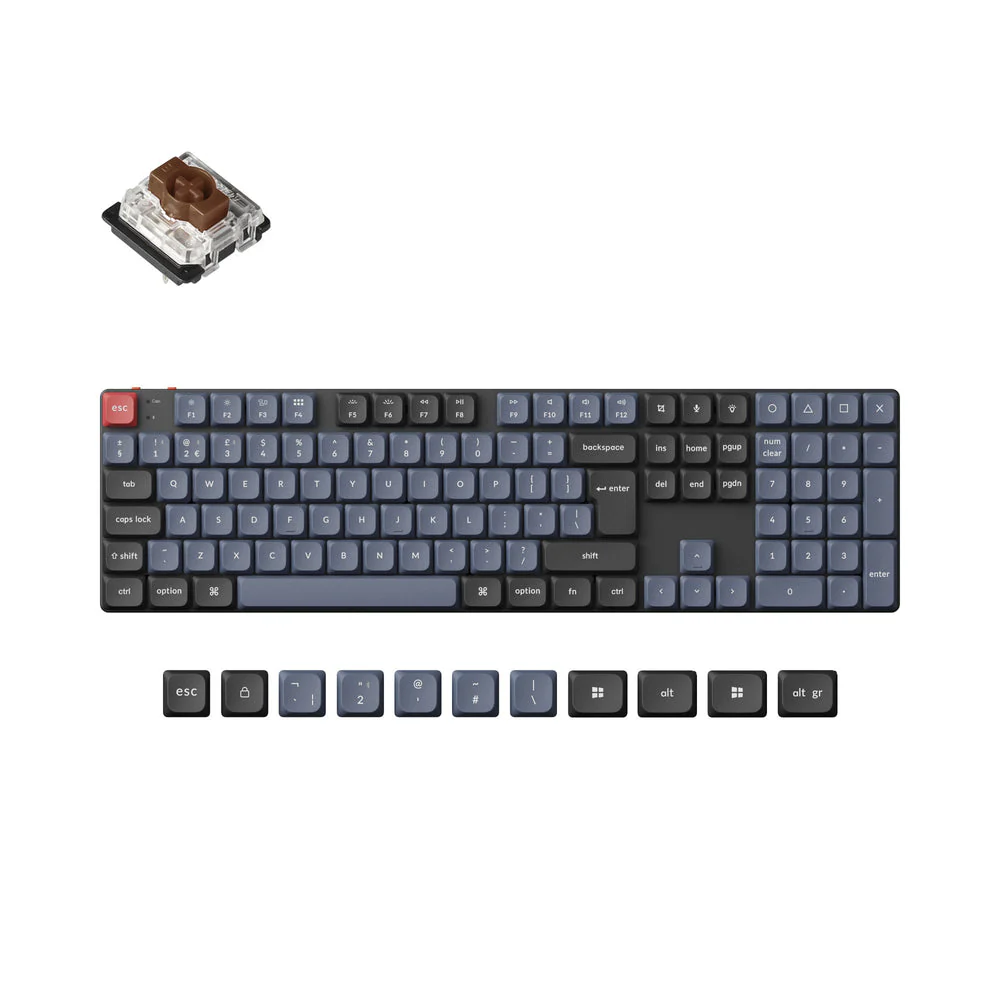 Keychron K5 Pro QMK/VIA Wireless Custom Mechanical Keyboard ISO Layout Collection - Image 12