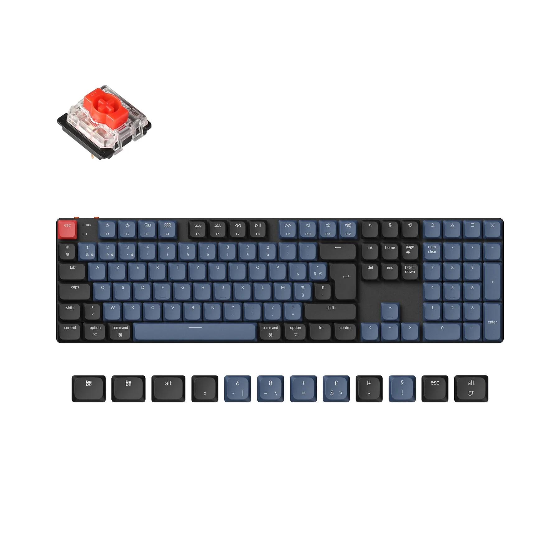 Keychron K5 Pro QMK/VIA Wireless Custom Mechanical Keyboard ISO Layout Collection - Image 7