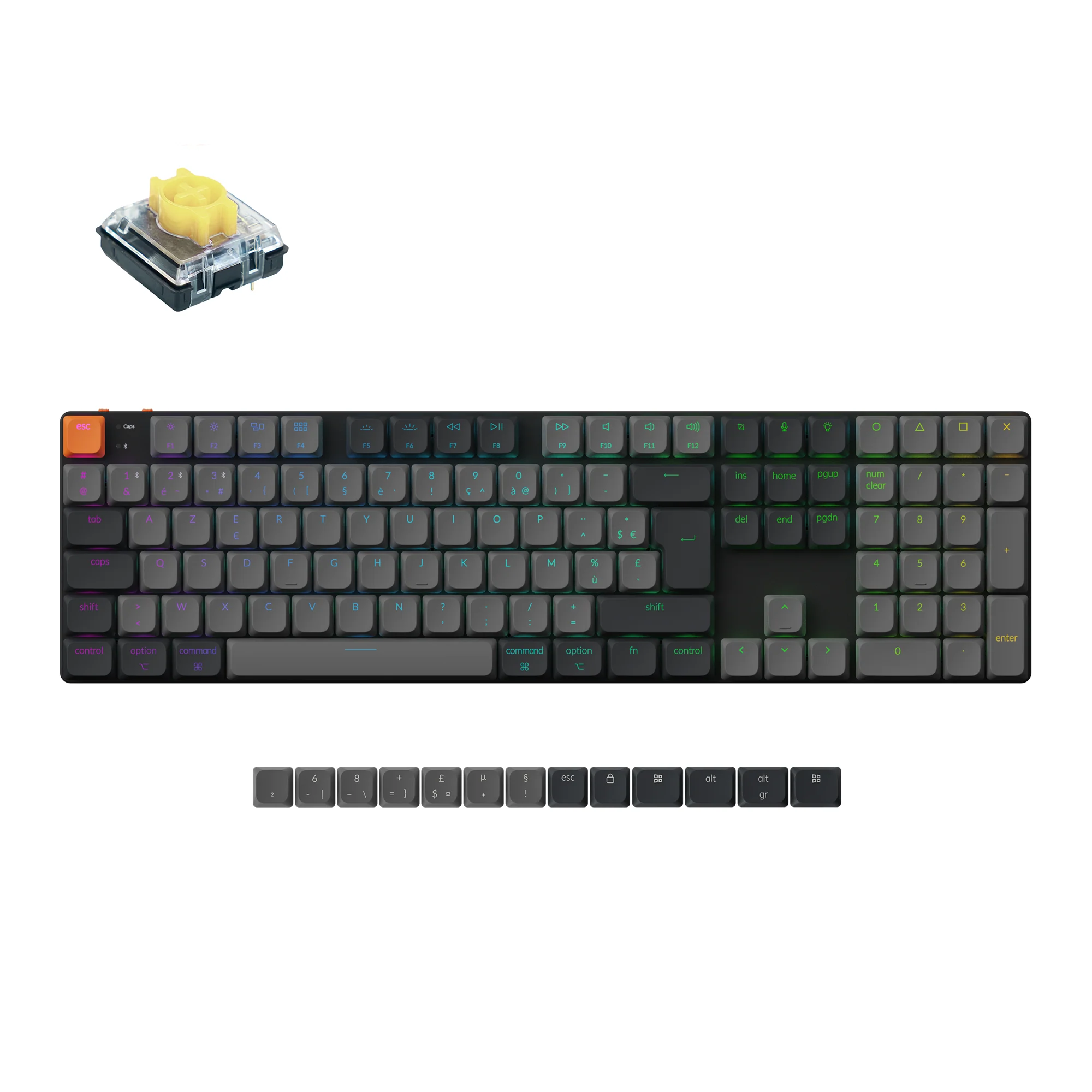 Keychron K5 QMK Wireless Mechanical Keyboard (ISO Layout) - Version 2 - Image 15