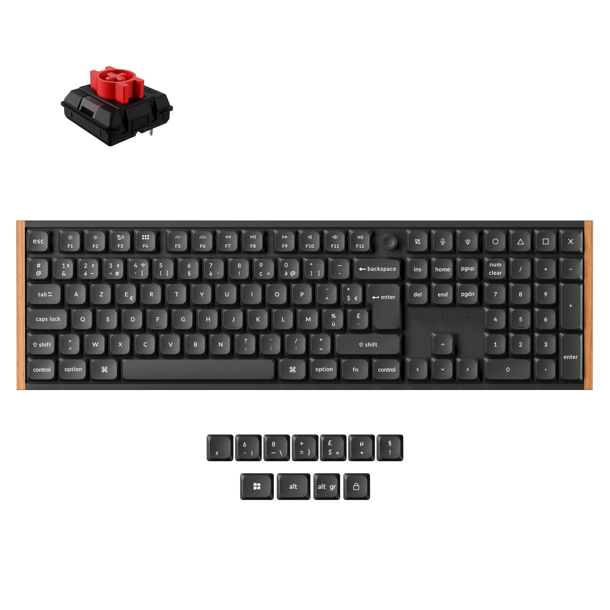 Keychron K5 Ultra 8K Wireless Custom Mechanical Keyboard ISO Layout Collection - Image 4
