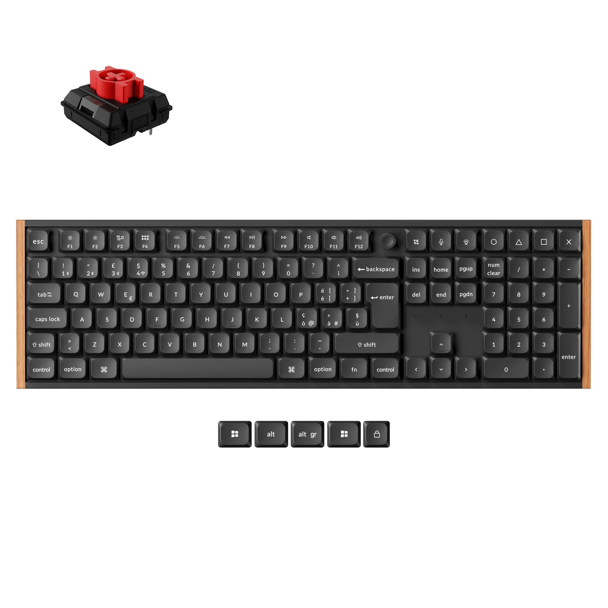 Keychron K5 Ultra 8K Wireless Custom Mechanical Keyboard ISO Layout Collection - Image 5