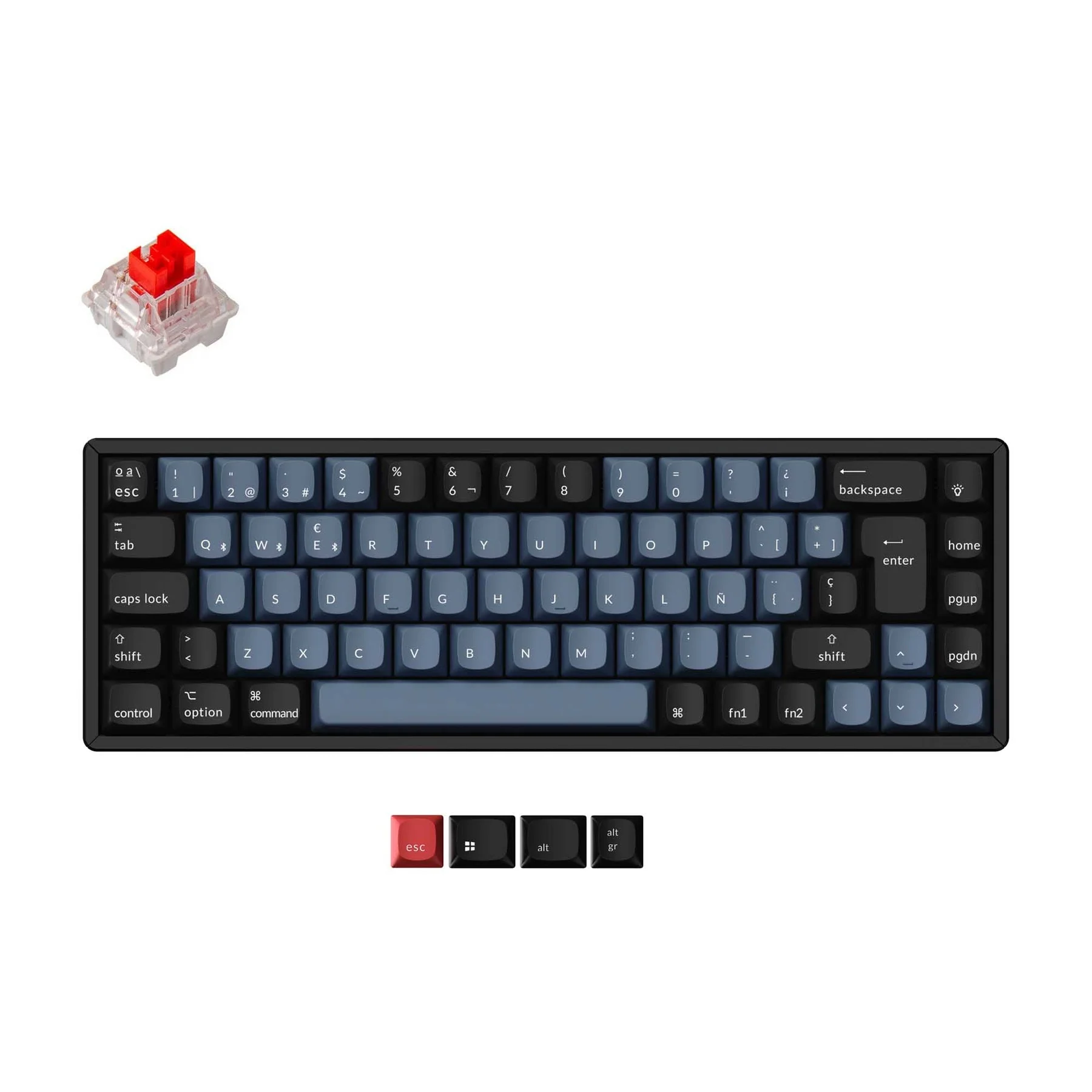 Keychron K6 Pro QMK/VIA Wireless Mechanical Keyboard ISO Layout Collection - Image 10