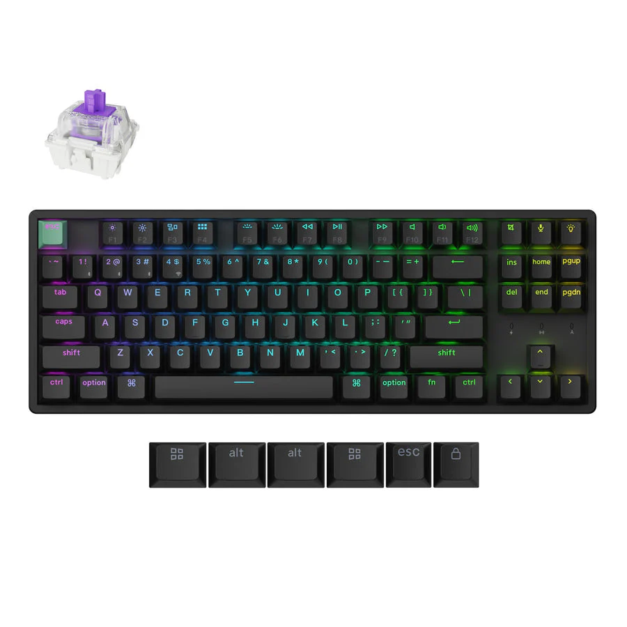 Keychron K8 HE Wireless Magnetic Switch Custom Keyboard (US ANSI Layout) - Image 3