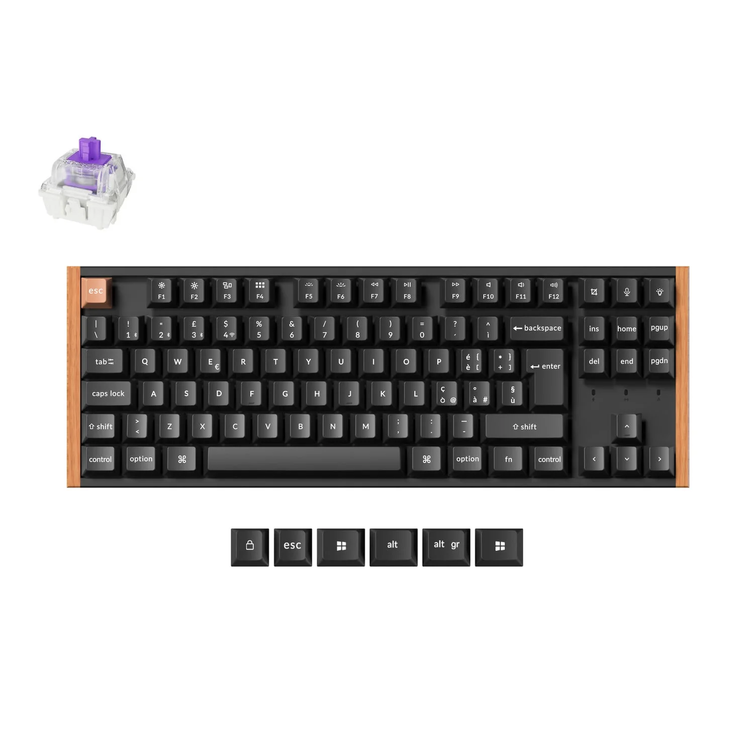 Keychron K8 HE Wireless Magnetic Switch Custom Keyboard ISO Layout Collection - Image 10