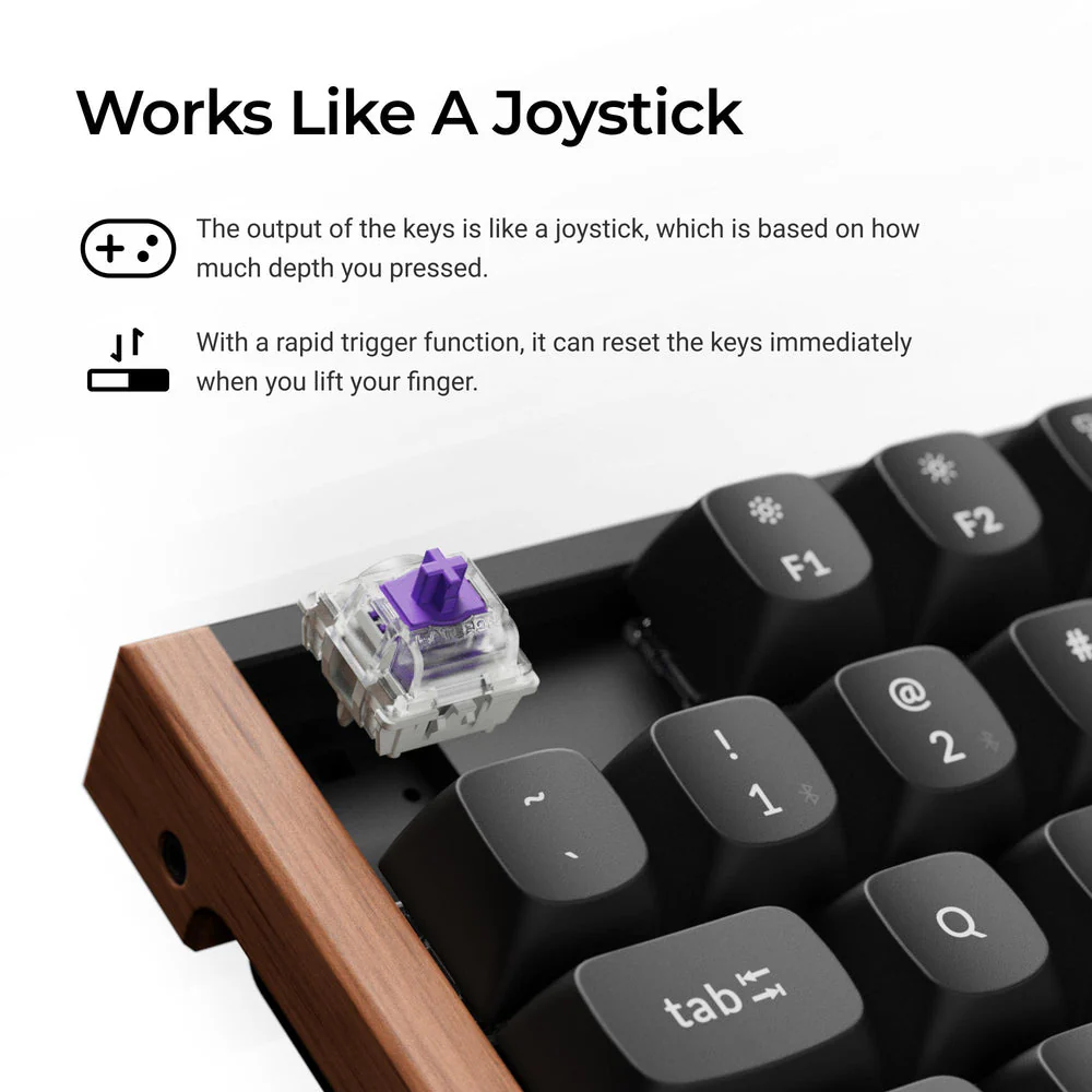 Keychron K8 HE Wireless Magnetic Switch Custom Keyboard ISO Layout Collection - Image 3