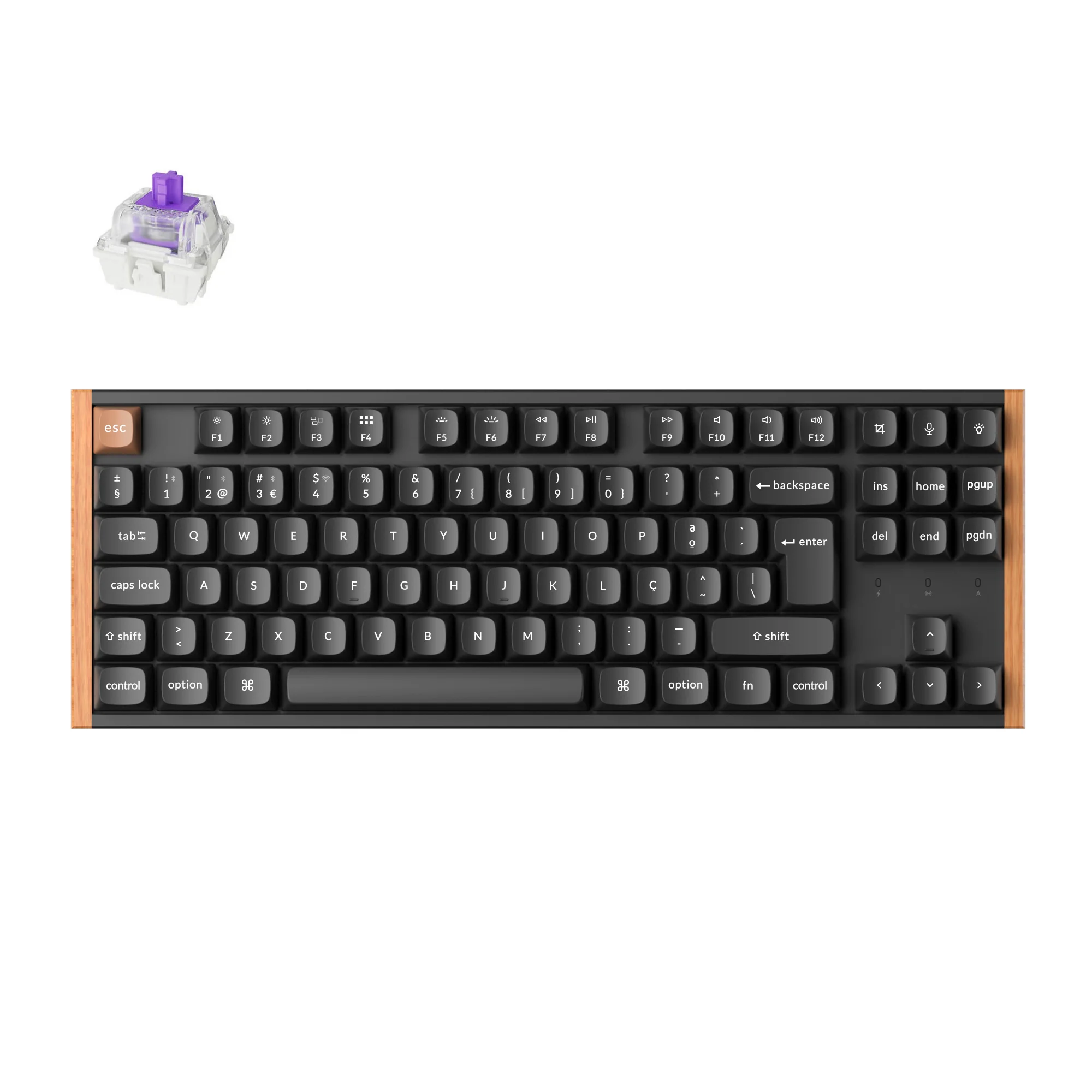 Keychron K8 HE Wireless Magnetic Switch Custom Keyboard ISO Layout Collection - Image 9