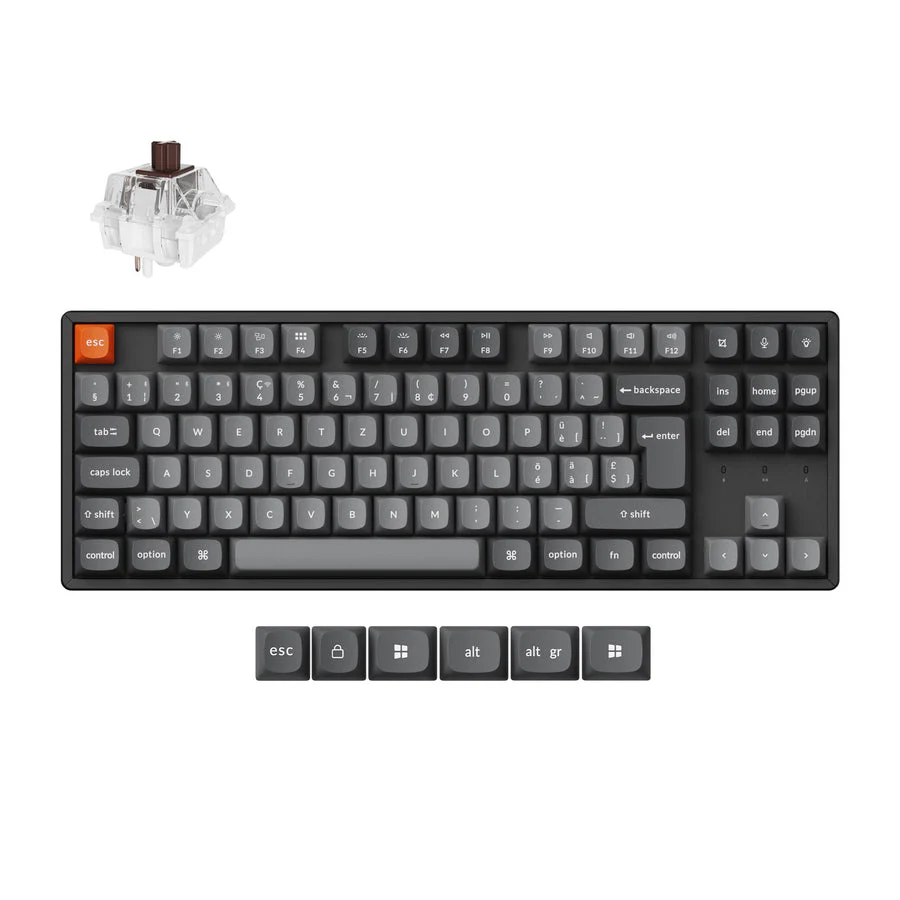 Keychron K8 Max QMK Wireless Mechanical Keyboard ISO Layout Collection - Image 8