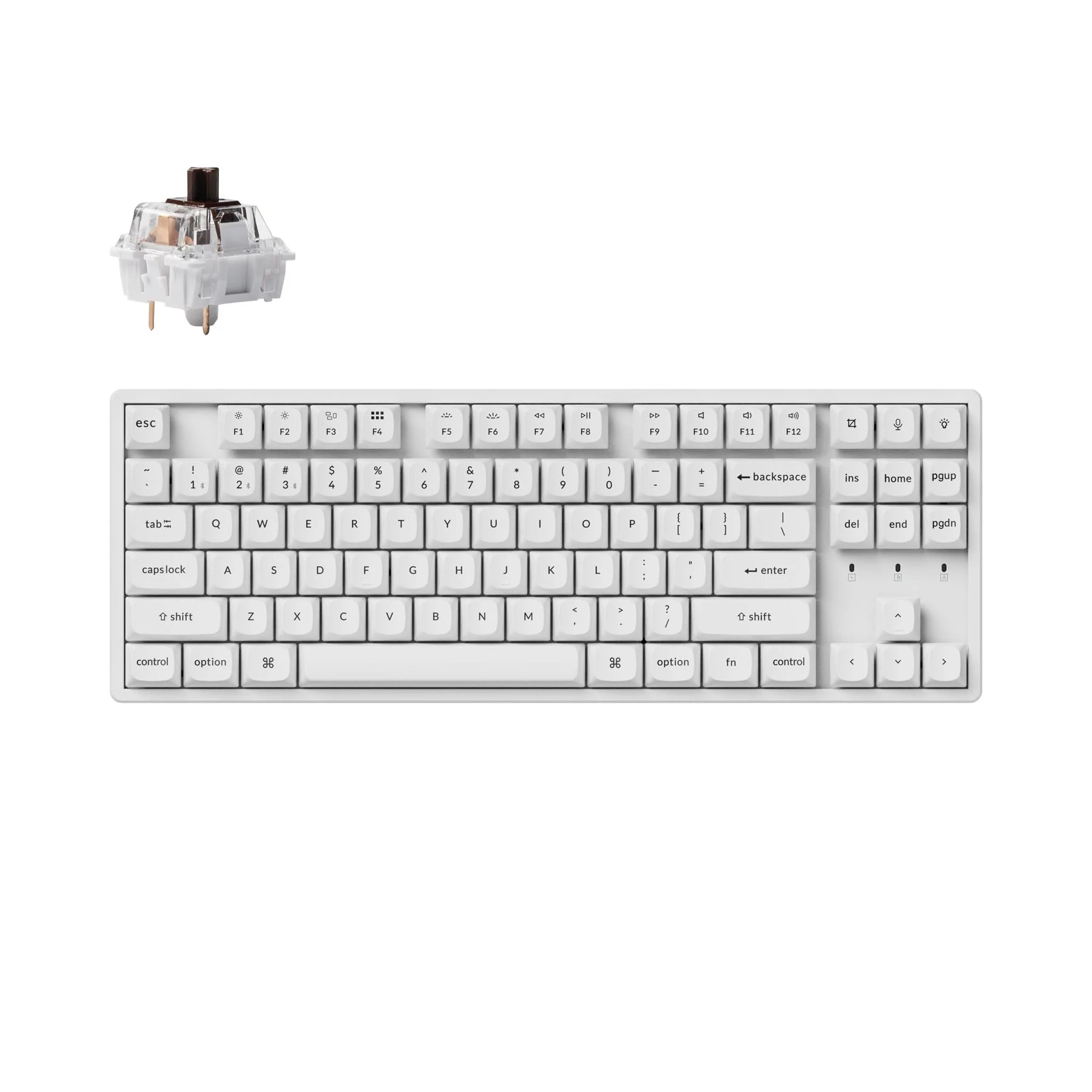 Keychron K8 Pro QMK/VIA Wireless Mechanical Keyboard (US ANSI Layout) - Image 15